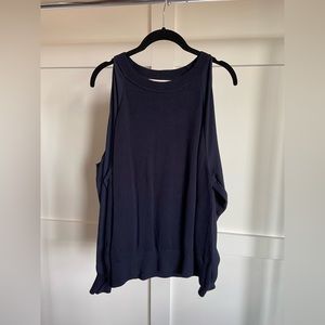 LOFT cold-shoulder sweater